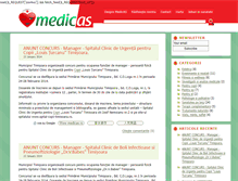 Tablet Screenshot of medicas.ro